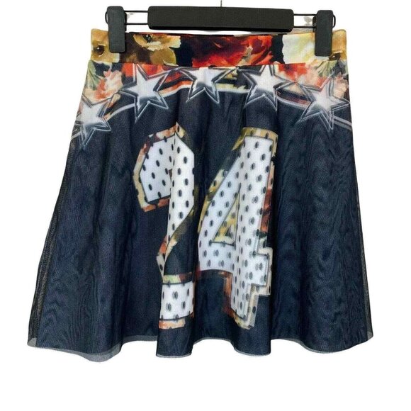 Rue 21 Skirt Womens Juniors Medium Graphic Football Jersey #24 NEW - Picture 1 of 5